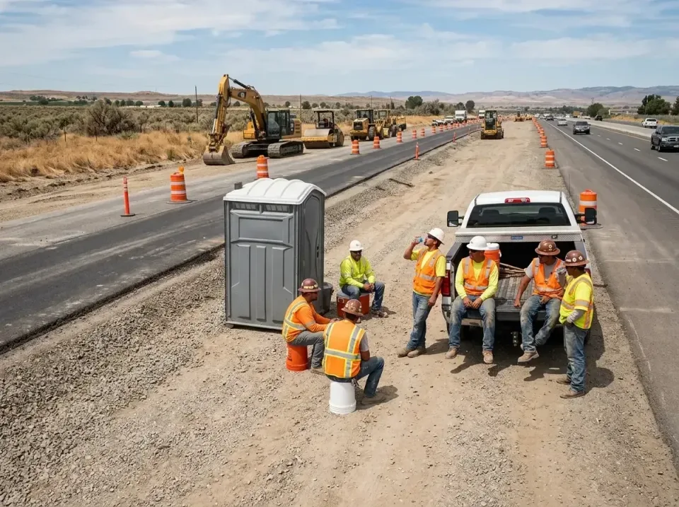 highway-road-construction-crew-007 — frequently asked questions, Porta Potty and Restroom Rentals in Stevensville, MT